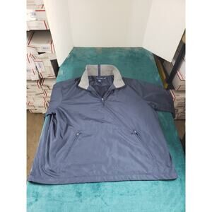 Polo Ralph Lauren Golf Jacket Size 2XL XXL Mens Blue Short Sleeve Zipped Pocket